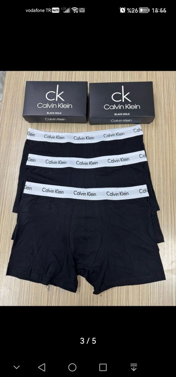 Calvin Klein ithal ürün boxer - Görsel 4