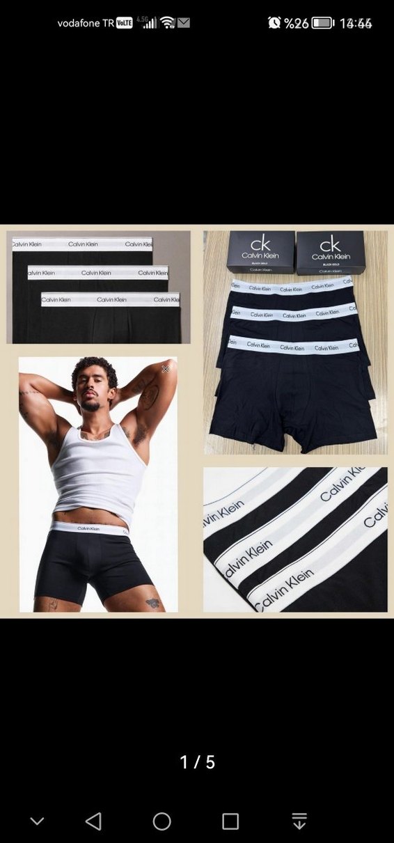 Calvin Klein ithal ürün boxer - Görsel 2