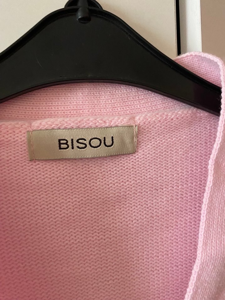 Pembe Pastel Renkli Örgü Kadın Süveter - Görsel 3