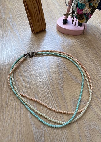 Boncuklu Bohem Kolye - Görsel 3