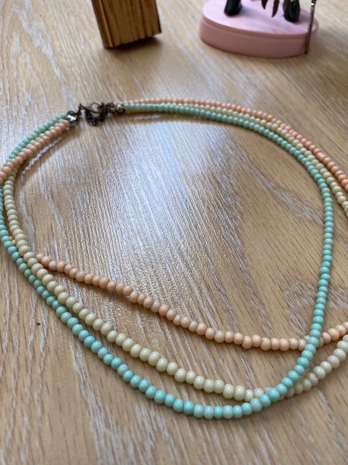 Boncuklu Bohem Kolye - Görsel 2