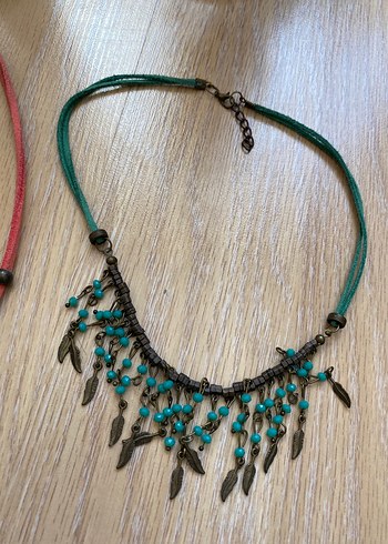 Bohem Mini Boncuklu Kolye - Görsel 2