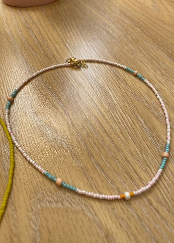 Bohem Mini Boncuklu Kadın Kolyesi - Görsel 3