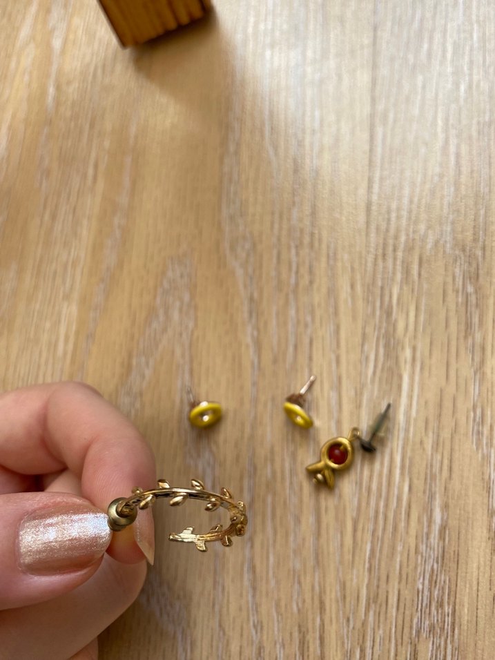 Renkli Boncuklu Kadın Küpeler Seti - Görsel 3