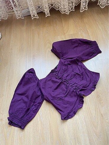 Mor crop bluz