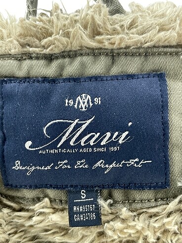 s Beden çeşitli Renk Mavi Jeans Mont %70 İndirimli.