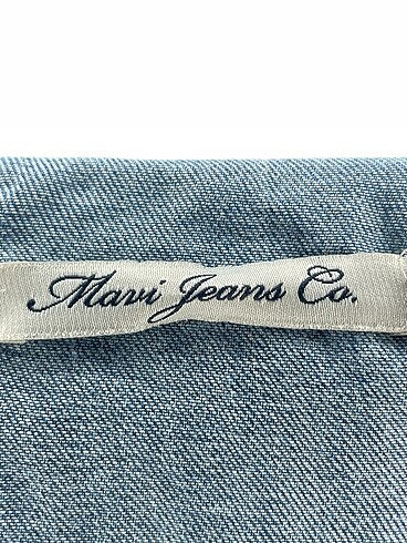 xs Beden mavi Renk Mavi Jeans Kot Ceket %70 İndirimli.