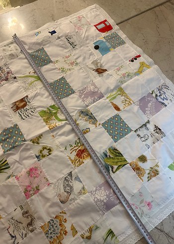 Patchwork bebek çok amaçlı örtü - Görsel 9