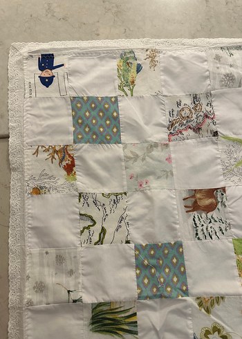 Patchwork bebek çok amaçlı örtü - Görsel 3