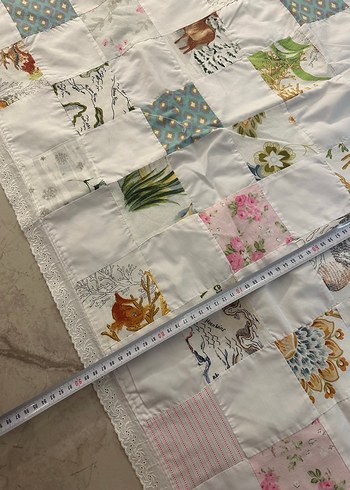 Patchwork bebek çok amaçlı örtü - Görsel 8