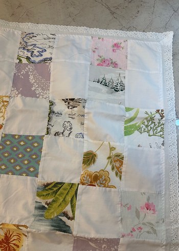 Patchwork bebek çok amaçlı örtü - Görsel 5