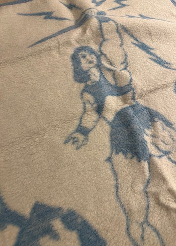 Bebek battaniyesi kışlık mavi beyaz - Görsel 5