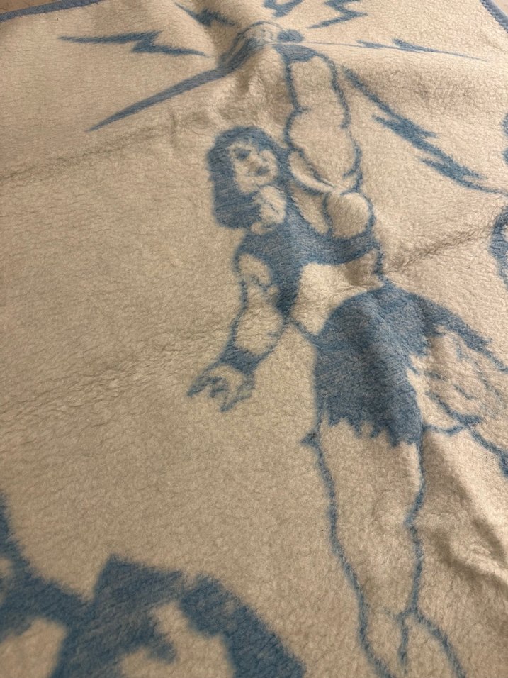 Bebek battaniyesi kışlık mavi beyaz - Görsel 5