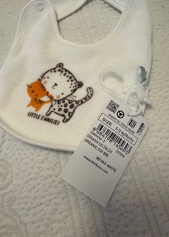 Kitikate Organik coi bebek önlüğü - Görsel 3