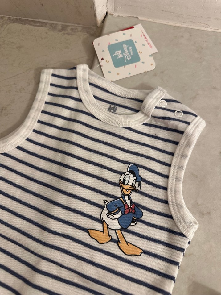 Bebek zıbın ve şortlu takım - Görsel 3