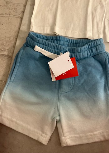 Bebek alt üst şortlu takım - Görsel 5