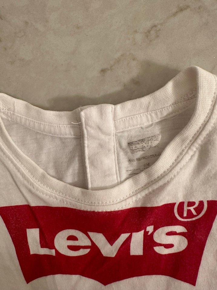 Levi's Beyaz bebek Tişört - Görsel 4