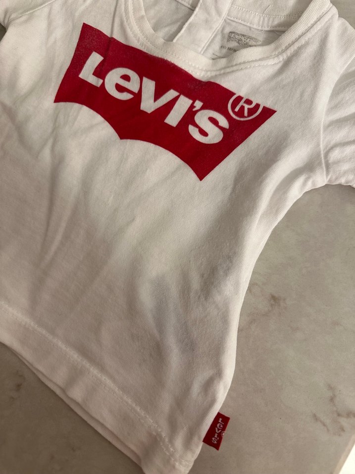 Levi's Beyaz bebek Tişört - Görsel 2