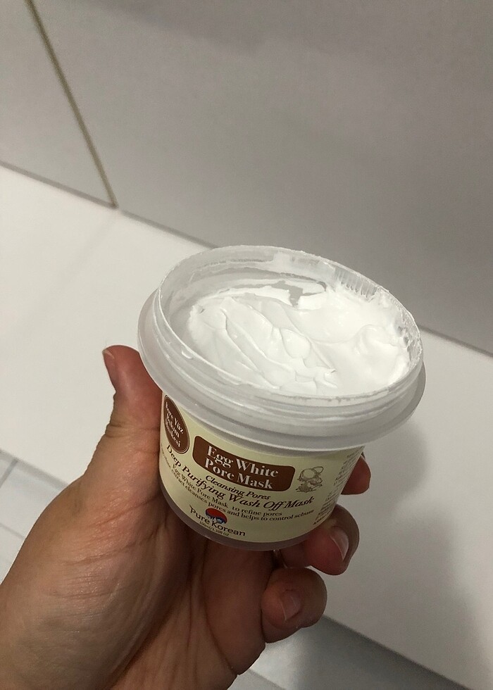 Egg white pore mask - Görsel 2