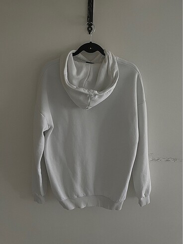 Diğer Oversize Kalın Beyaz Sweatshirt - Brezzy