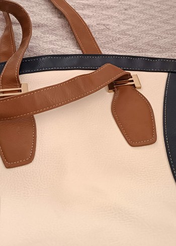 Avon Bej Deri Tokalı Günlük Kadın Çantası