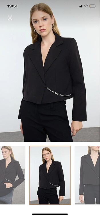 Trendyol & Milla Trendyolmilla crop blazer