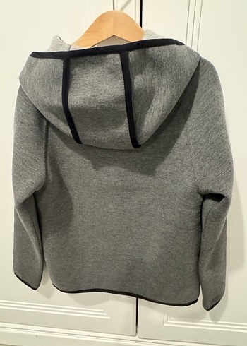 Mango Kids MANGO Erkek Çocuk Gri Fermuarlı İnce Mont