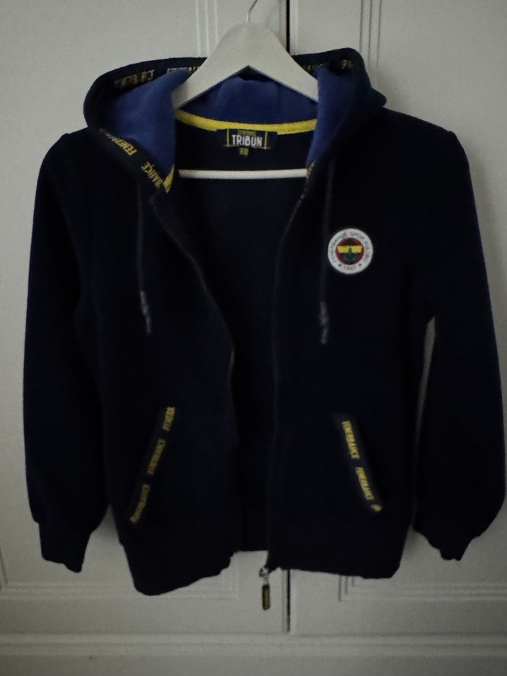Fenerbahçe Erkek Lacivert Fermuarlı Sweatshirt - Görsel 2