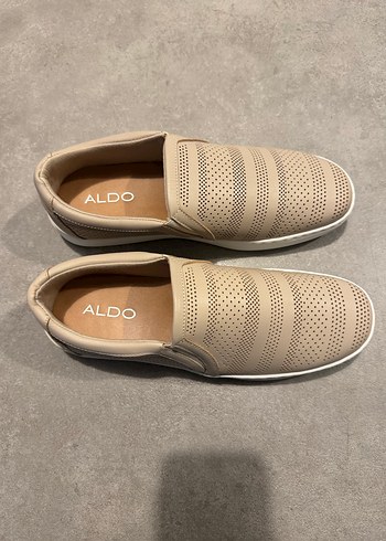 Bej Platform Topuklu Kadın Spor Ayakkabı - Görsel 2