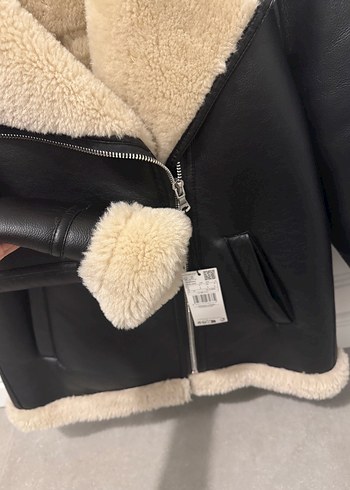 ETİKETMANGO Kahverengi Kürklü Deri Kadın Ceket - Görsel 9