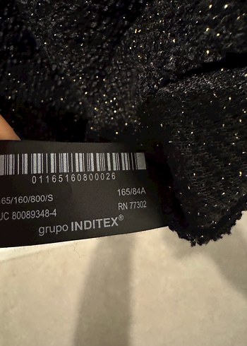 ZARA Fermuarlı Siyah Kısa Kollu Boğazlı Kadın Kazak - Görsel 5