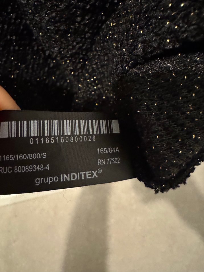 ZARA Fermuarlı Siyah Kısa Kollu Boğazlı Kadın Kazak - Görsel 5