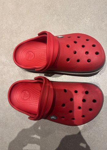 Kırmızı Unisex Crocs Terlik - Görsel 3