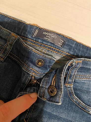 6 Yaş Beden lacivert Renk Mango Kot Şort
