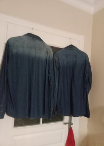 İKİ ADET KOT GOMLEK L BEDEN - Görsel 5