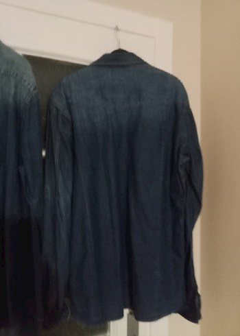 İKİ ADET KOT GOMLEK L BEDEN - Görsel 13