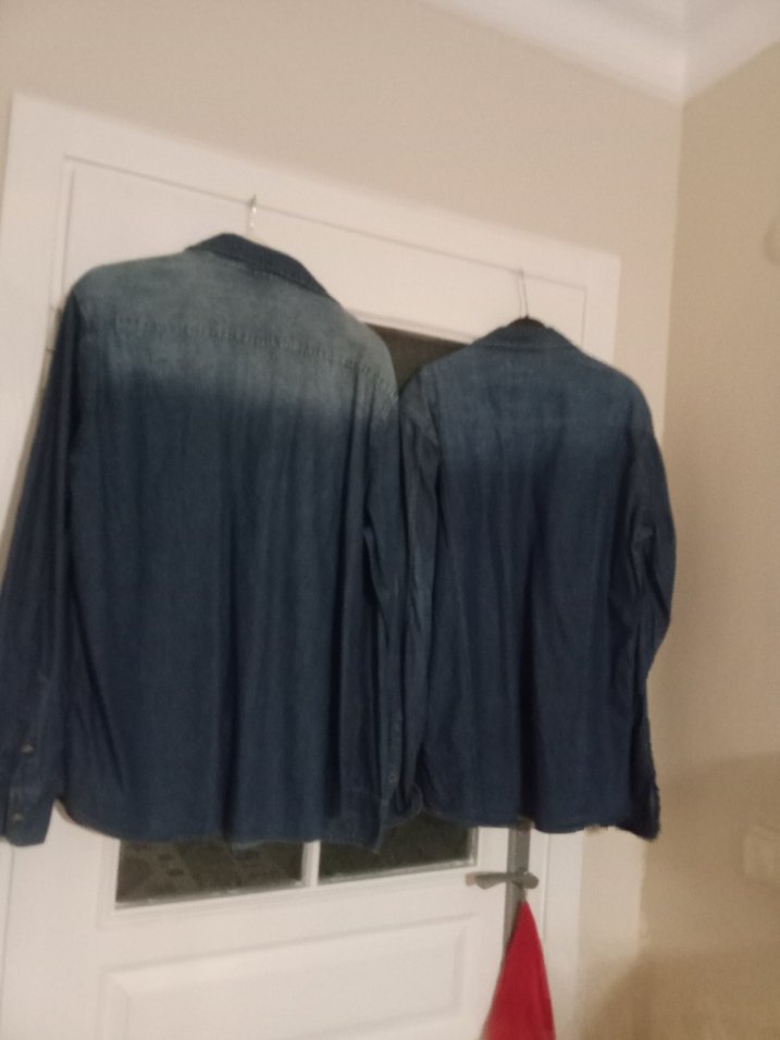 İKİ ADET KOT GOMLEK L BEDEN - Görsel 5