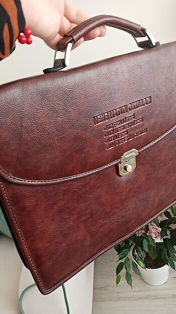 Louis Vuitton Evrak çantası deri el çantası