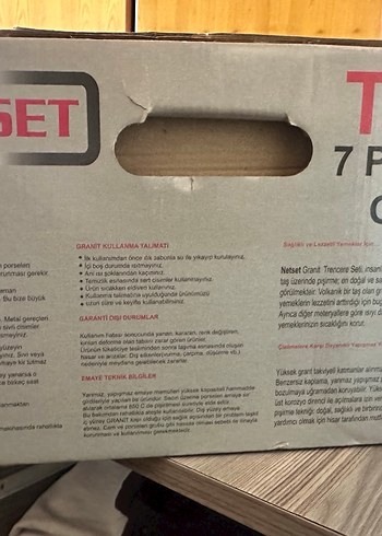 Diğer Granit tencere seti