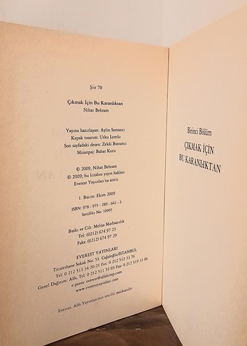 Çıkmak İçin Bu Karanlıktan - Nihat Behram - Görsel 3