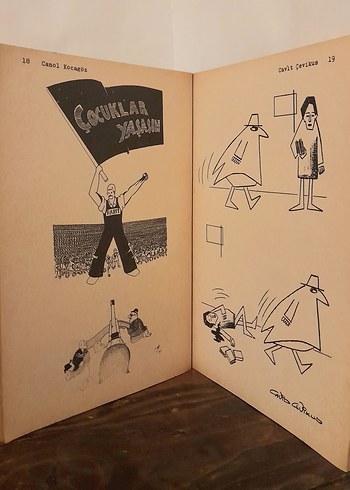 Çocuklar Yaşasın 1977 Karikatür Kitabı - Görsel 6