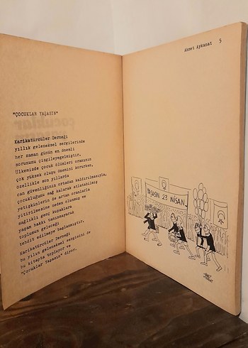 Çocuklar Yaşasın 1977 Karikatür Kitabı - Görsel 5