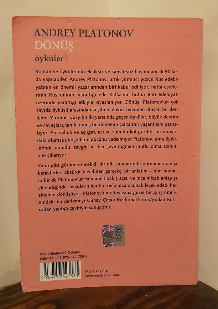 Andrey Platonov - Dönüş Öyküler Kitabı - Görsel 3
