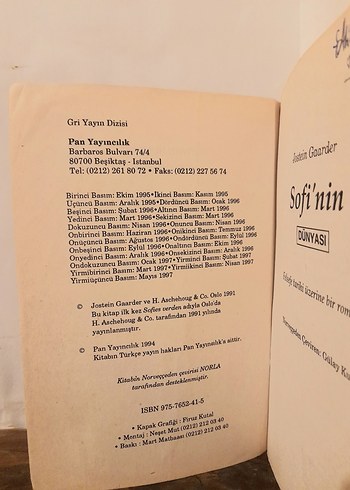 Sofi'nin Dünyası - Jostein Gaarder - Görsel 4