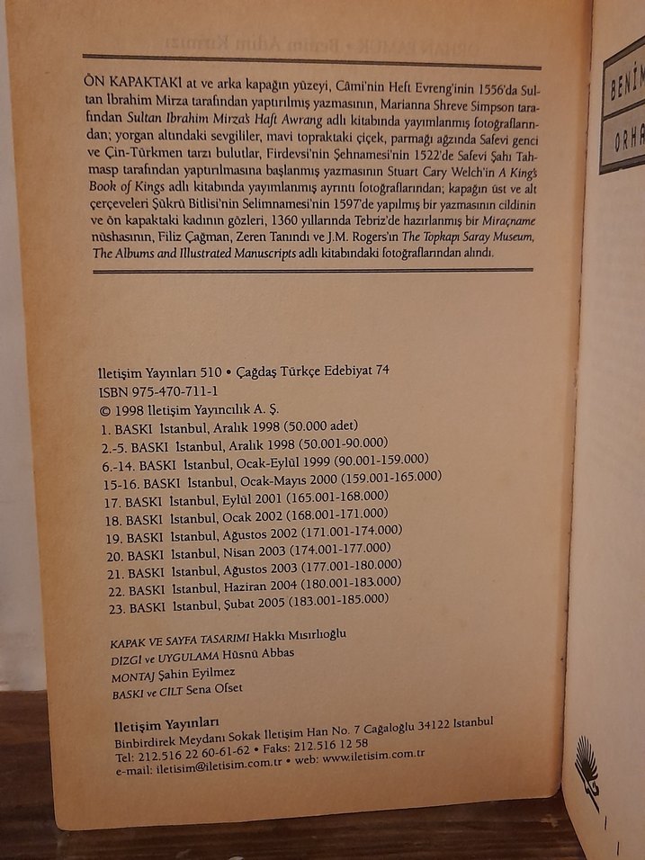 Benim Adım Kırmızı - Orhan Pamuk - Görsel 5