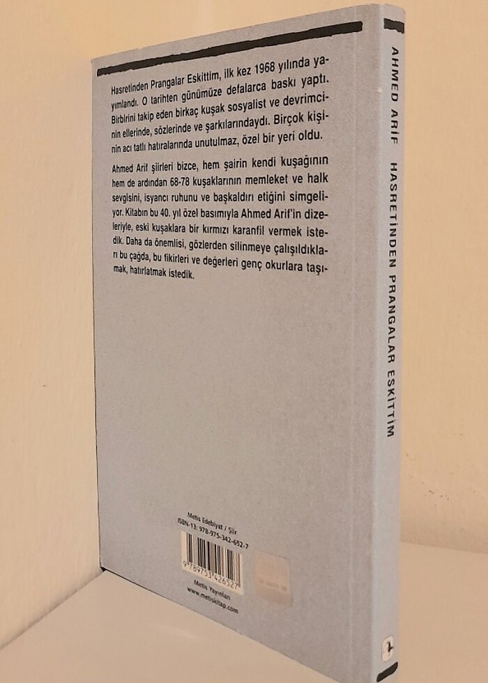 Hasretinden Prangalar Eskittim - Ahmet Arif - Görsel 2