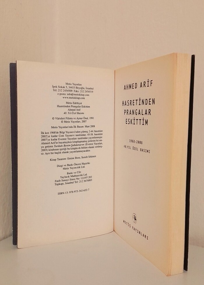 Hasretinden Prangalar Eskittim - Ahmet Arif - Görsel 3