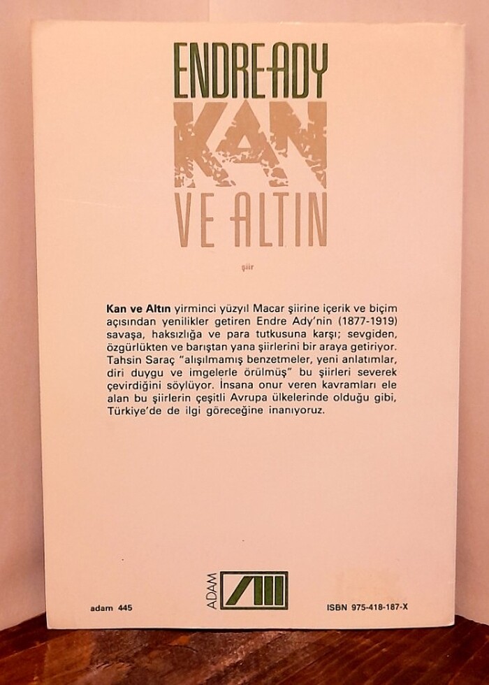  Kan ve Altın  - Endre Ady - Görsel 4