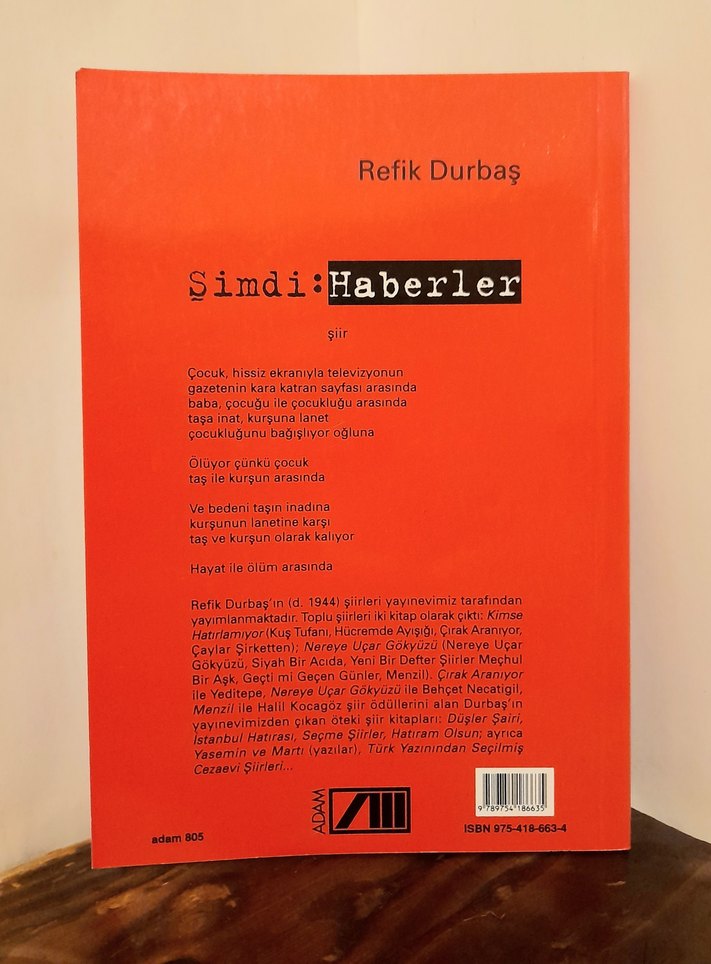 Şimdi Haberler - Refik Durbaş ( İMZALI) - Görsel 2