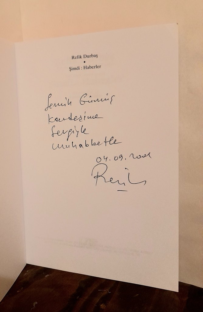 Şimdi Haberler - Refik Durbaş ( İMZALI) - Görsel 3